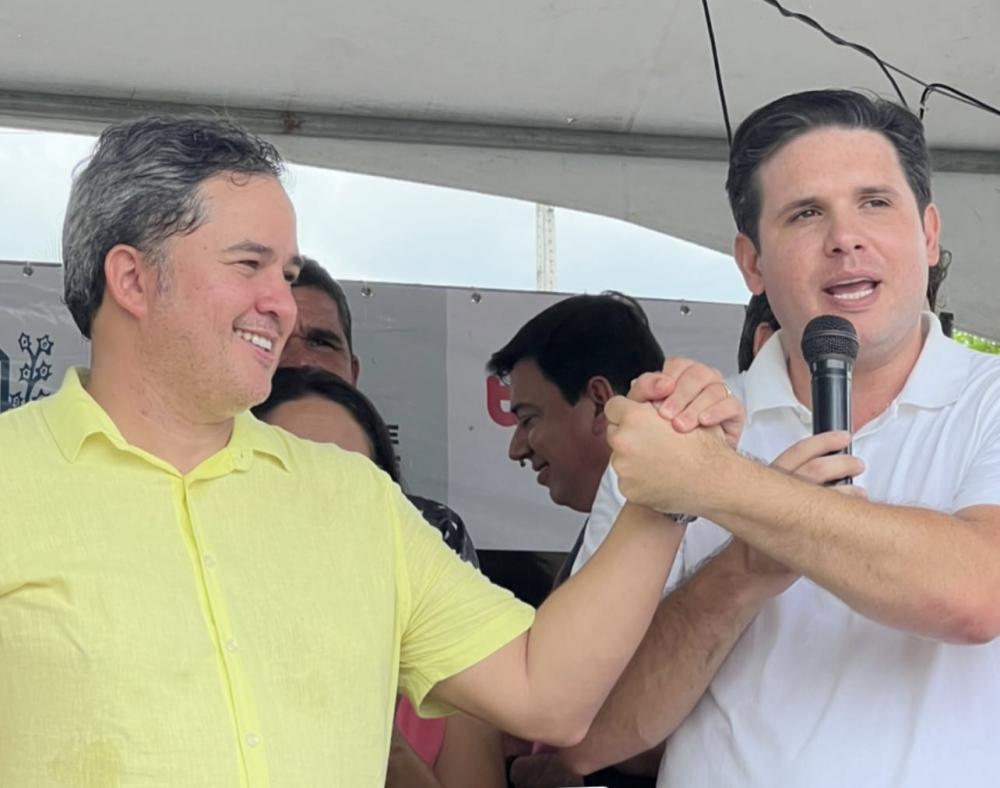 Ao lado de Efraim, Hugo visitou vários municípios paraibanos durante o fim de semana 