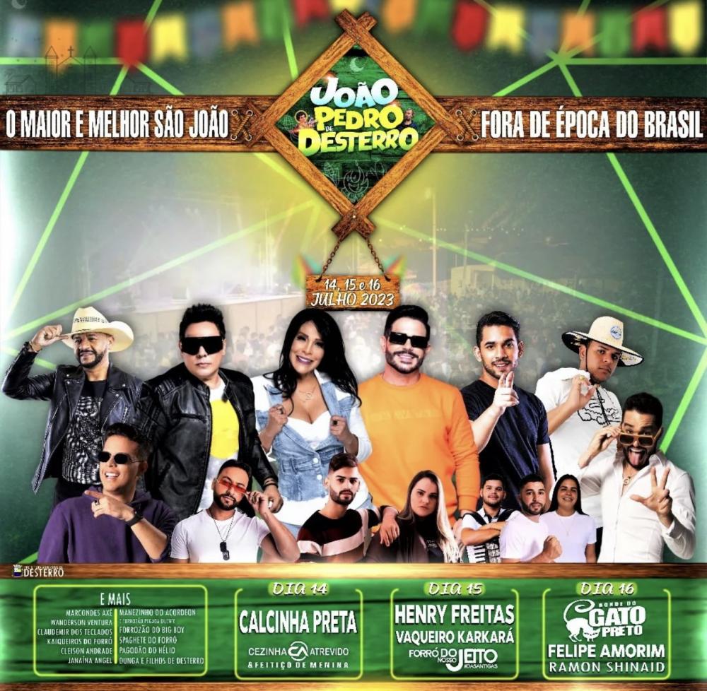 Prefeito Sinhor Almeida anuncia a programação do João Pedro 2023. Confira! 