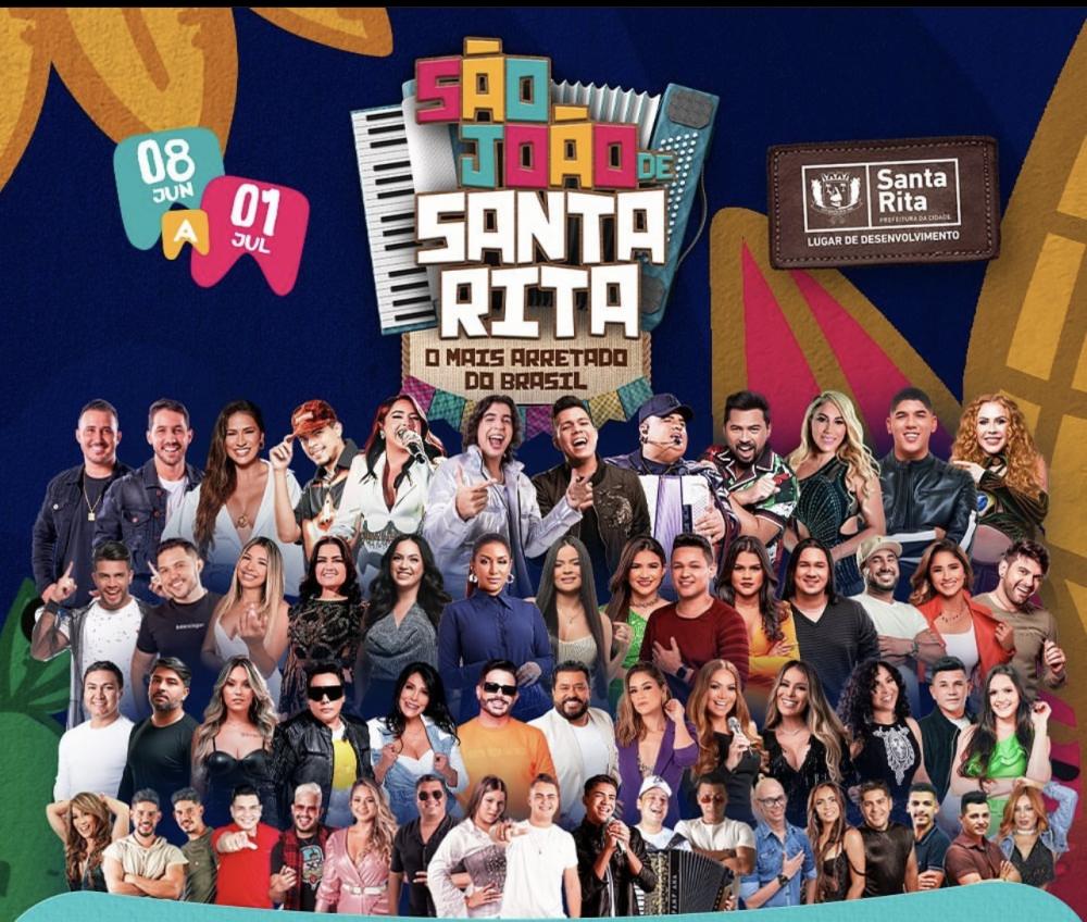 Prefeitura de Santa Rita, na Paraíba, divulga programação do São João de 2023