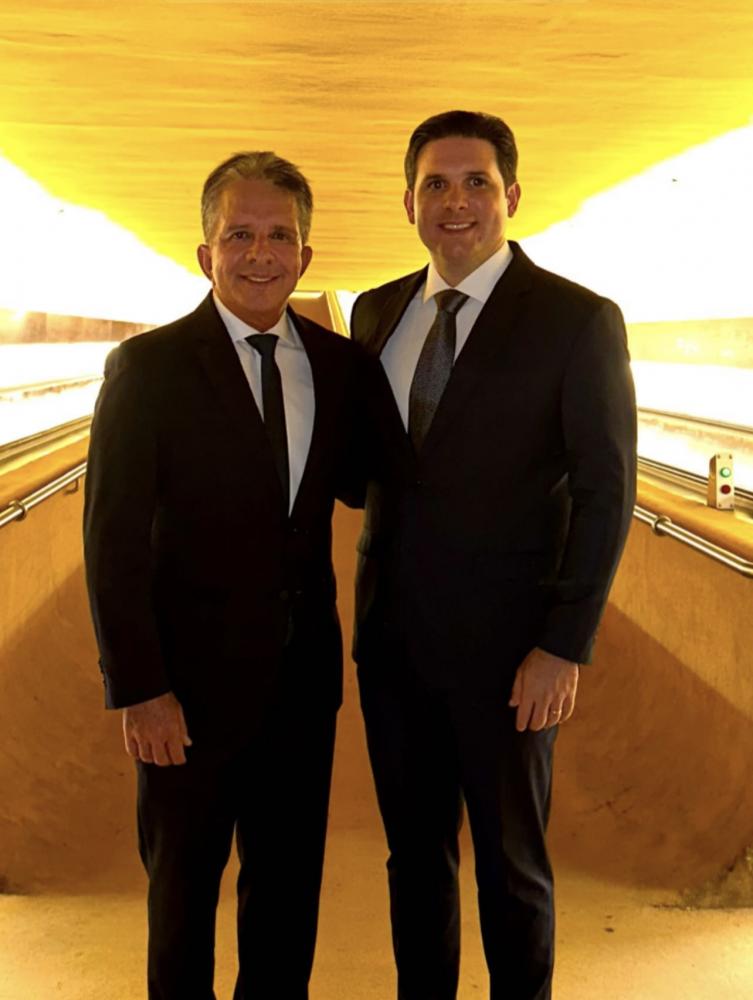 Nabor prestigia posse de Hugo Motta como o novo vice-presidente nacional do Republicanos 