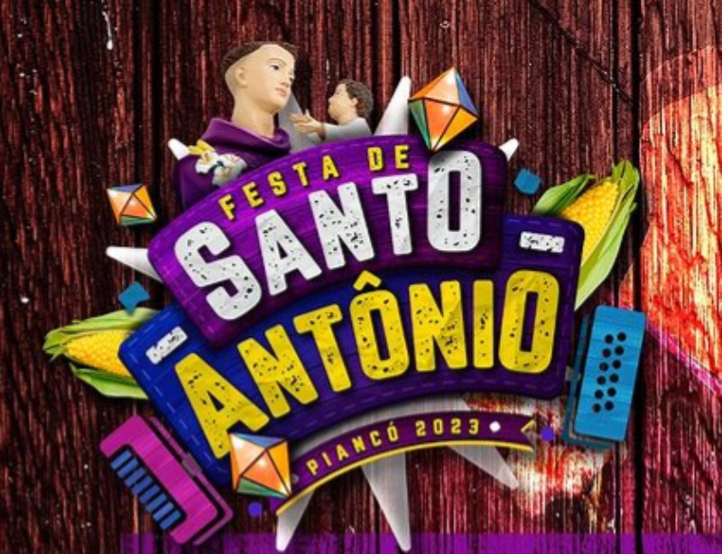 Prefeitura de Piancó divulga programação da festa de Santo Antônio 2023. Confira! 