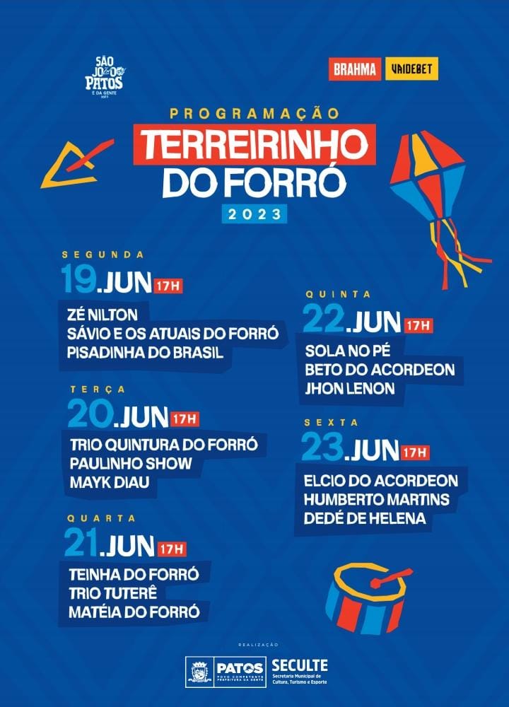 Cidade cenográfica toma forma e programação do Terreirinho do Forró 2023 é divulgada