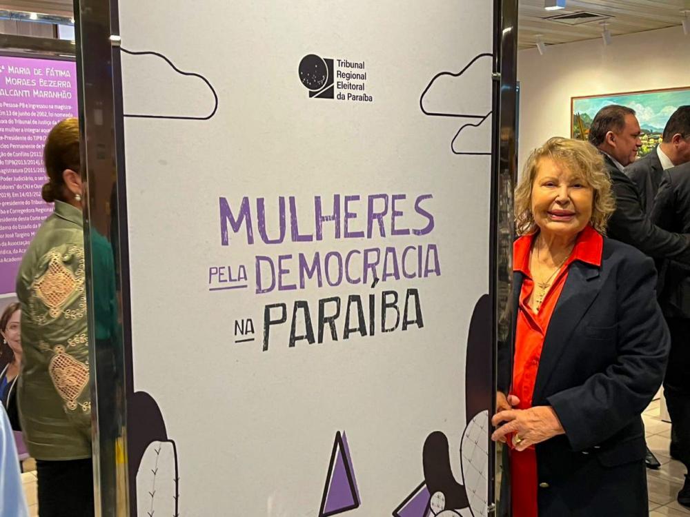 TRE-PB reconhece trajetória de Francisca Motta em defesa da democracia na Paraíba