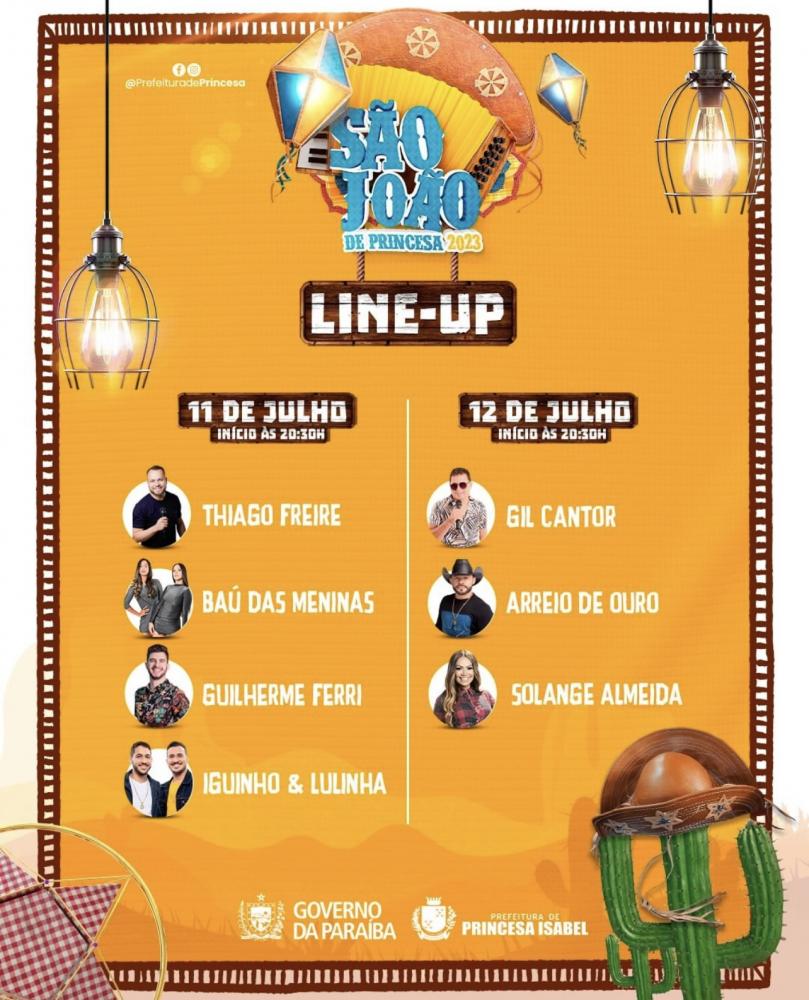 São João de Princesa Isabel acontece na próxima terça(11) e quarta(12) com shows de Iguinho e Lulinha, Solange Almeida, Areio de Ouro e muito mais. Confira a programação! 