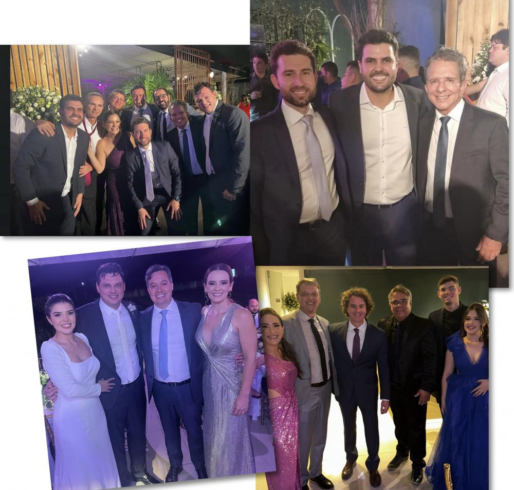 Casamento do deputado Taciano Diniz reúne diversas lideranças políticas do Estado. Veja fotos! 