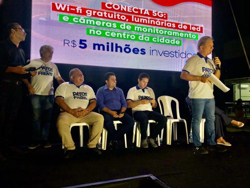 Prefeito de Patos anuncia maior pacote de ações da história da cidade com mais de R$ 60 milhões em obras e investimentos 