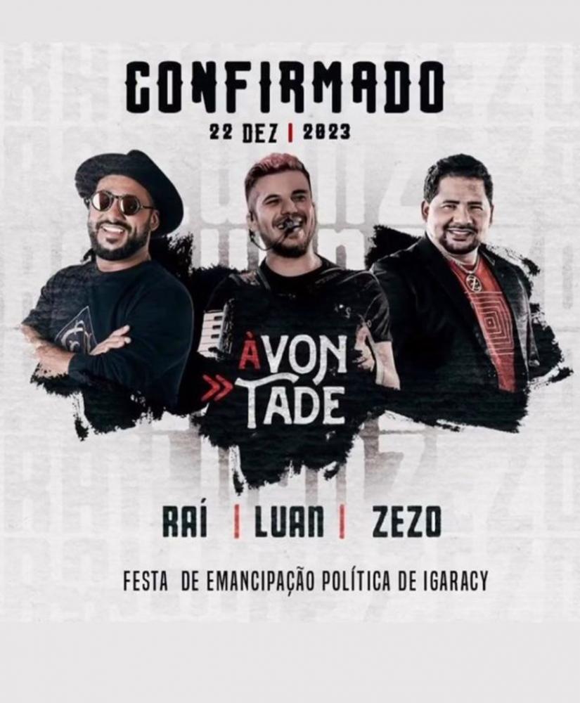 Prefeitura de Igaracy realizará festa pelos 60 anos de emancipação politica do município. Confira!