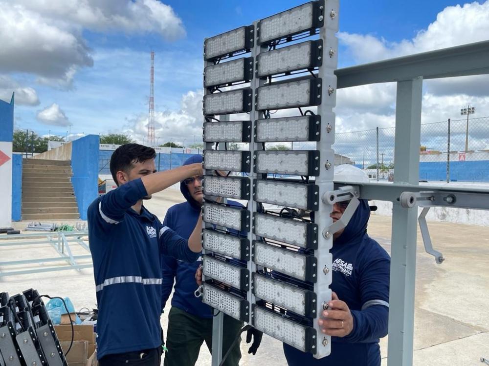 60 anos do José Cavalcanti: Estádio ganha nova iluminação de LED e outras melhorias estruturais 