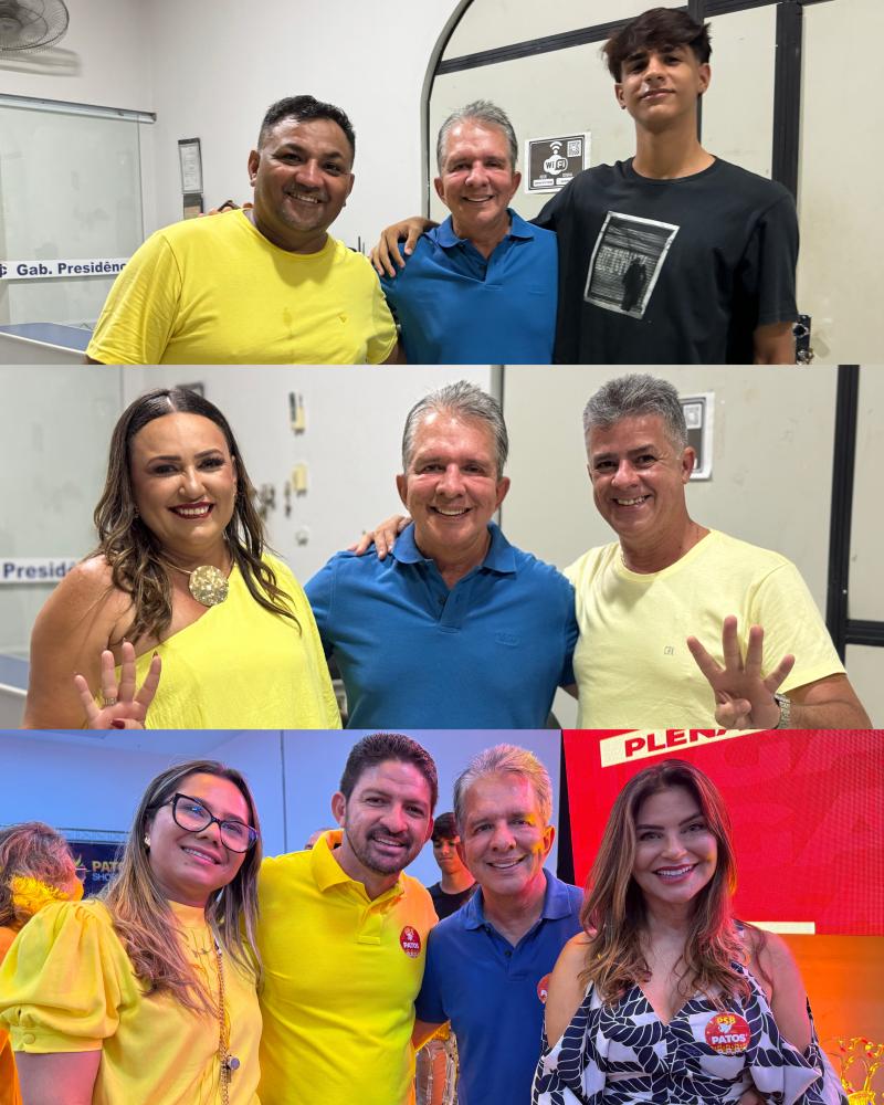 Três vereadores de Patos se filiam ao PSB