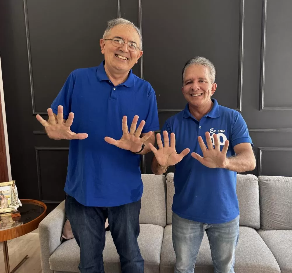 Hermano Wanderley, irmão do ex-prefeito Dinaldo Wanderley, declara apoio a reeleição do prefeito Nabor. 