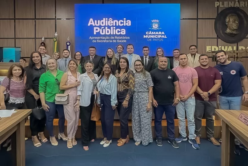 Saúde apresenta relatório de gestão do 3º quadrimestre de 2024 durante Audiência Pública com indicadores e dados